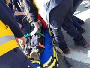 Bisikletliye Çarpan Araç Kaçtı