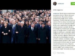 Arda Turan’dan Dünya Liderlerine Çağrı