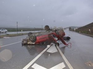 Sungurlu’da Trafik Kazası: 2 Yaralı