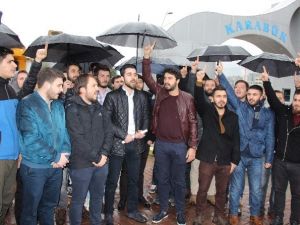 Karabük’te Üniversite Öğrencilerinden Teröre Tepki