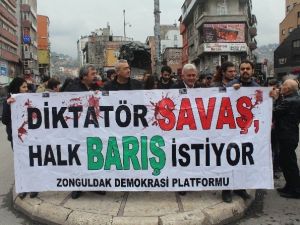 Zonguldak Teröre Tepki İçin Yürüdü