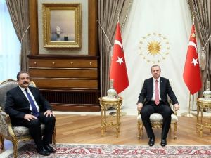 Cumhurbaşkanı Erdoğan Sayıştay Başkanı Akyel’i Kabul Etti