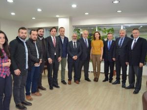 Ktü Rektörü Baykal’dan Harita Ve Kadastro Mühendisleri Odası Trabzon Şubesi’ne Ziyaret