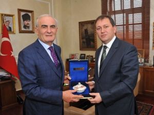 İl Milli Eğitim Müdürü Girgin’den Başkan Yılmaz’a Veda Ziyareti