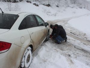 Sürücüler Mart Karına Hazırlıksız Yakalandı