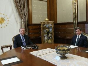 Cumhurbaşkanı Erdoğan, Başbakan Davutoğlu’nu Kabul Etti