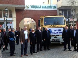 Çorum Belediyesi’nin Yardım Tırları Mardin’e Ulaştı