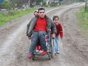 Samsun’da Engeli Vatandaşın Yol Talebi