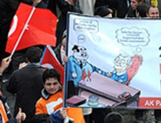 Başbakanı güldüren pankart