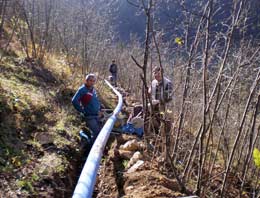 Karadeniz'in en uzun içme suyu hattı