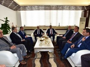Cumhurbaşkanı Başdanışmanı Topçu, Başkan Gürkan’ı Ziyaret Etti