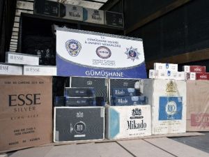 Gümüşhane’de 190 Bin Paket Kaçak Sigara Ele Geçirildi
