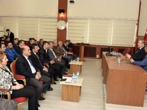 Gümüşhane Valisi Yücel Yavuz Lokanta Ve Kafeterya Esnafıyla Buluştu