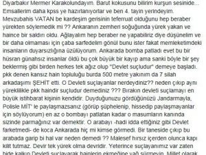 Bayburtlu Şehit Astsubay Üstçavuş Bir Hafta Önce Sosyal Medyadan İşte Böyle Mesaj Vermişti