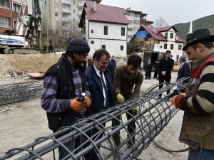 Gümüşhane’de Kapalı Pazaryeri Çalışmaları