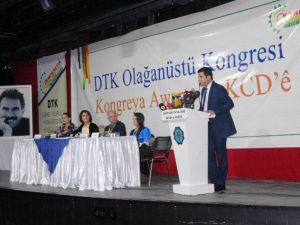 Demirtaş Dtk’nın Olağanüstü Kongresine Katıldı
