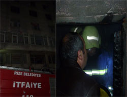 Rize'de Baca Yangını Korkuttu!