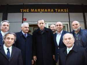 Cumhurbaşkanı Recep Tayyip Erdoğan, Taksicilerin Açtığı Pankarta Kayıtsız Kalmadı