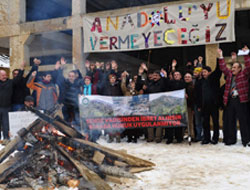 Senoz Vadisinde Hes Protestosu