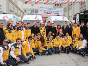 Çorum’da Ambulans Dağıtım Töreni