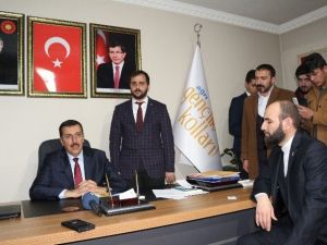 Gümrük Bakanı Tüfenkci, Ak Parti Ağrı İl Başkanlığını Ziyaret Etti