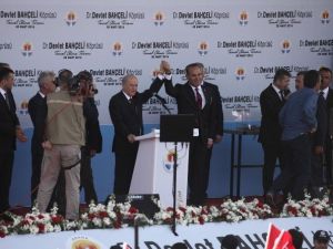 "Devlet Bahçeli Köprüsü"nün Temeli Atıldı