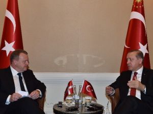 Cumhurbaşkanı Erdoğan, Danimarka Başbakanı Lokke İle Görüştü