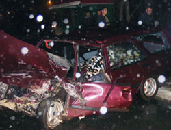 Rize'de Trafik Kazası