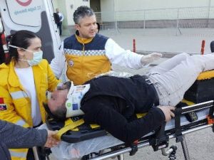 Direkten Düşen Pazarcı Hastanelik Oldu