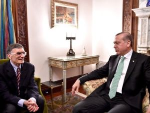 Cumhurbaşkanı Erdoğan, Aziz Sancar Ve Eşini Kabul Etti