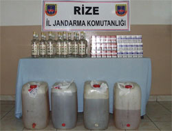 Rize Merkez'de Kaçakçılık