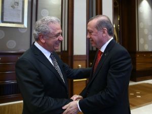 Cumhurbaşkanı Erdoğan, Ab Komiseri Avramopulos’u Kabul Etti