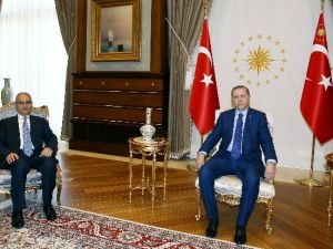 Cumhurbaşkanı Erdoğan Danıştay Başsavcısını Kabul Etti