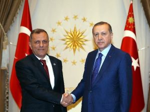 Cumhurbaşkanı Erdoğan, Uyuşmazlık Mahkemesi Başkanı’nı Kabul Etti