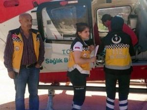 Ambulans Helikopter İbrahim Bebek İçin Havalandı