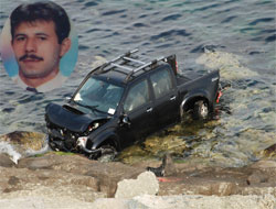 Rize'de Otomobil Denize Uçtu