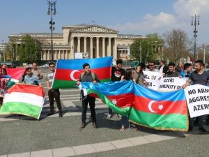 Ermenistan Budapeşte’de Protesto Edildi