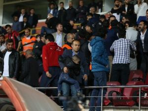 Gaziantepspor Maçı Sonunda Arbede
