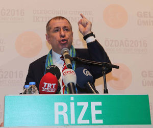 Özdağ, Rize'de MHP Genel Başkanlığına Adaylığını Açıkladı