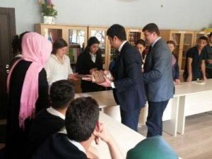 Hanönü’de Ödüllü Kitap Okuma Projesi Kapsamında Kitap Dağıtımı Yapıldı