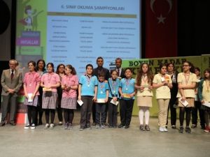 Çocuklar Boyları Kadar Kitap Okudu