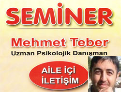 Rize'de Aile İçi İletişim Semineri