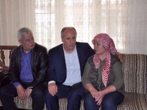 Chp’li İnce’den Şehit Ailelerine Taziye Ziyareti