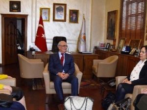 Başkan Yılmaz’a Ziyaretler