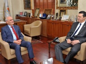 Tbf Genel Sekreteri Arsan, Başkan Yılmaz’ı Ziyaret Etti