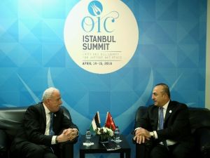 Bakan Çavuşoğlu, Filistin Dışişleri Bakanı Malki İle Görüştü
