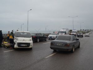 Trabzon’da Yağışlı Hava Zincirleme Trafik Kazalarına Neden Oldu