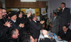 Çorapçılar'da çoşkulu karşılama