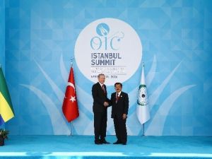 Cumhurbaşkanı Erdoğan Konuklarını Karşılıyor