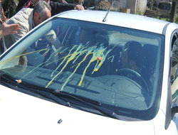 Rize'de Yumurtalı Tepki!